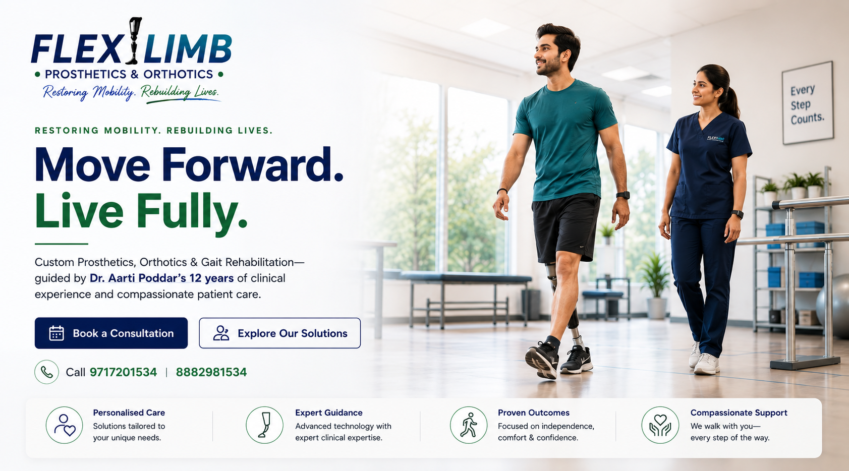 Flexilimb Prosthetics and Orthotics Banner